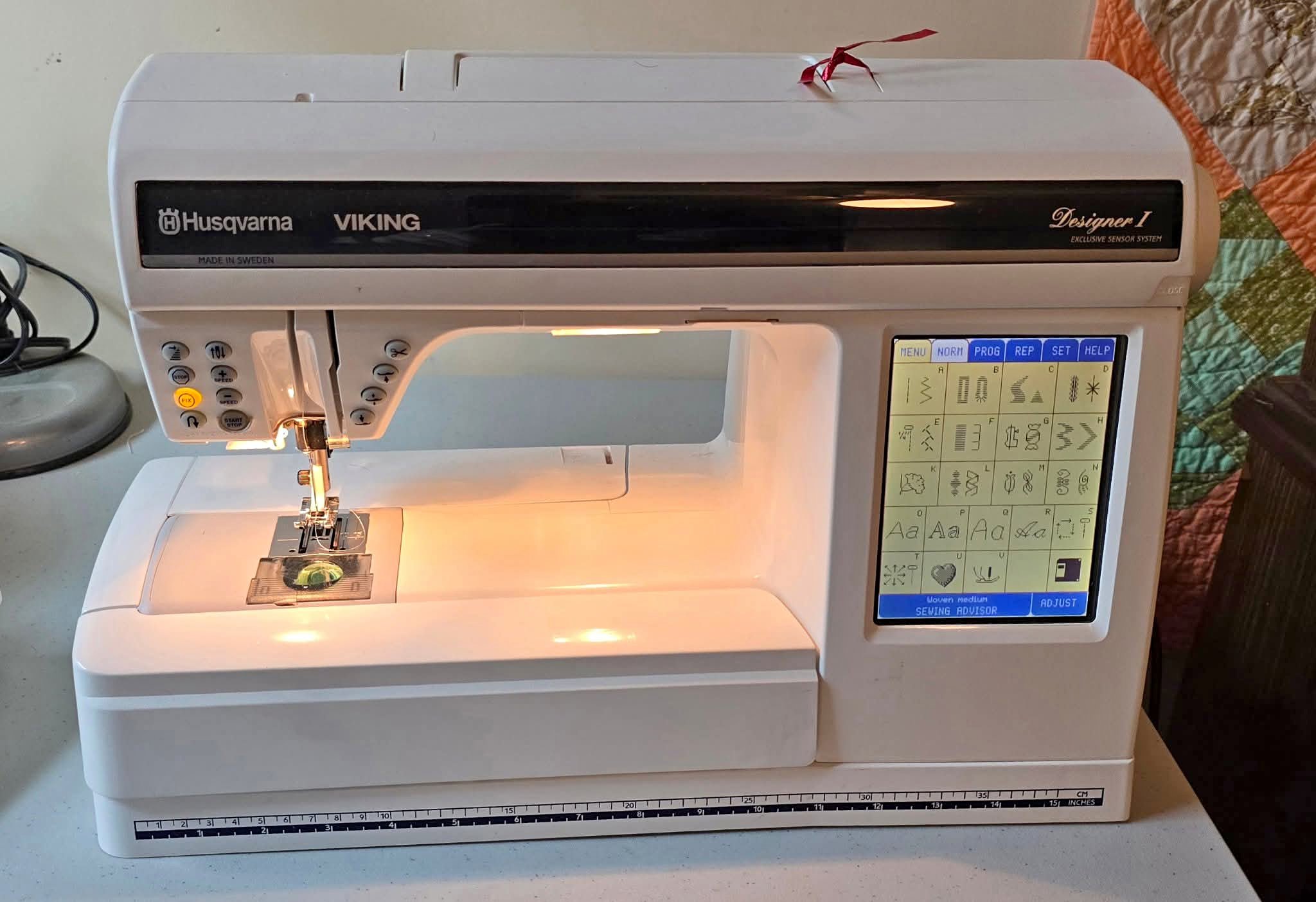 Husqvarna Viking Designer 1 Sewing Embroidery Machine With Tons of ...