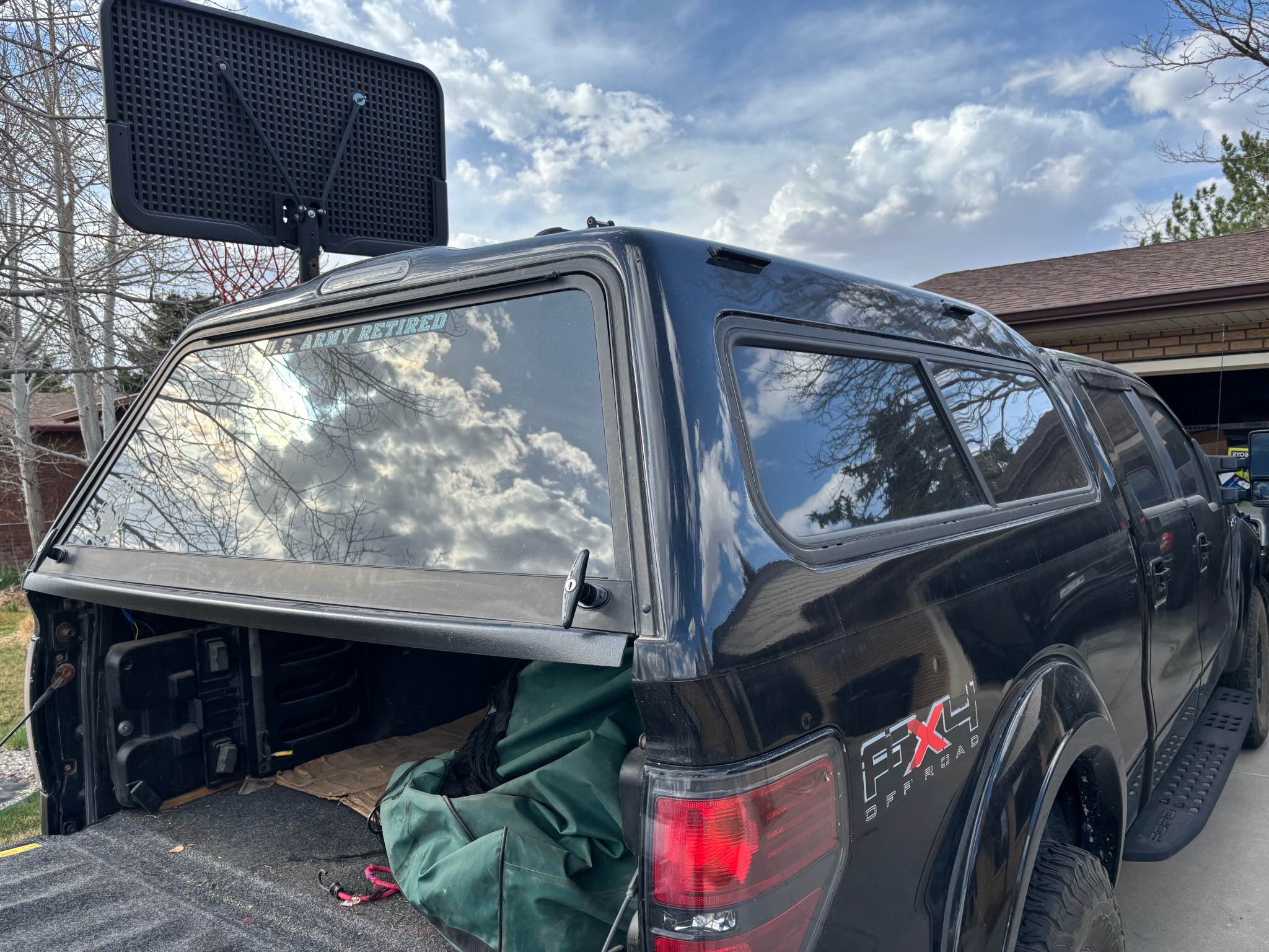F150 mid rise camper shell topper and bed rug - Car Exterior Parts ...