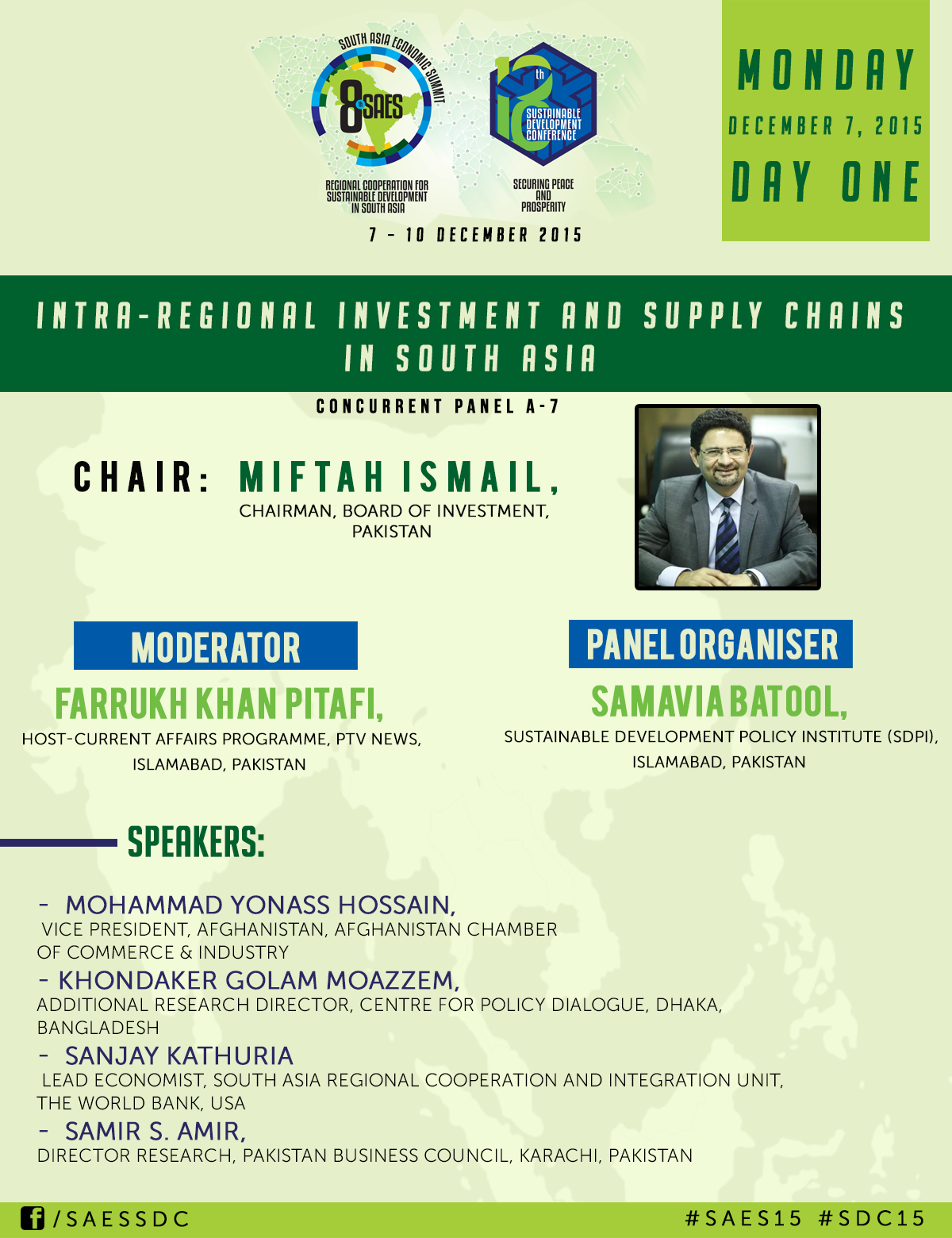 South - Eighth South Asia Economic Summit - #SAES2015 #SAES15 ...