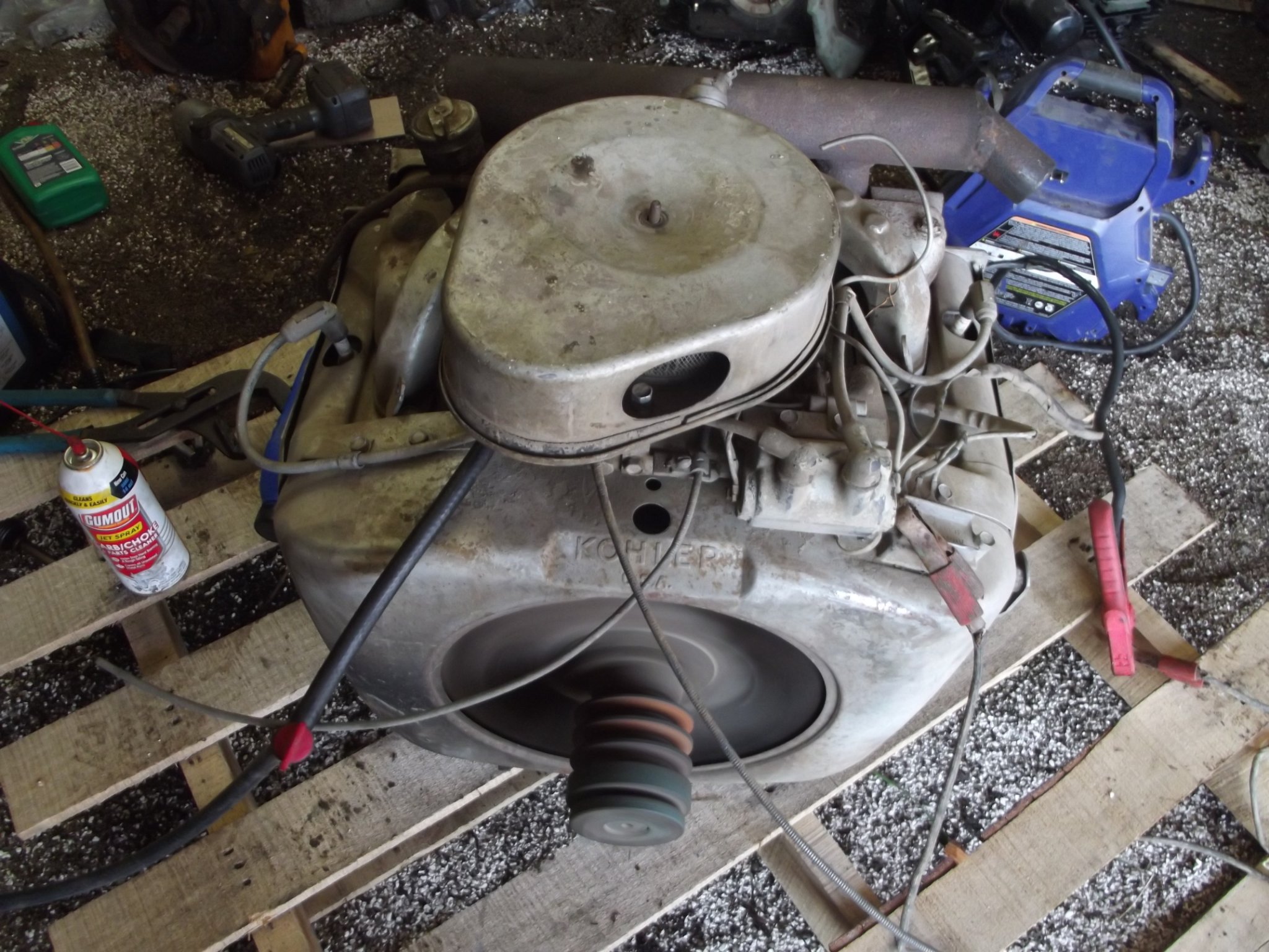 kohler k532 horizontal shaft engine runs nice - Car Engines & Engine ...