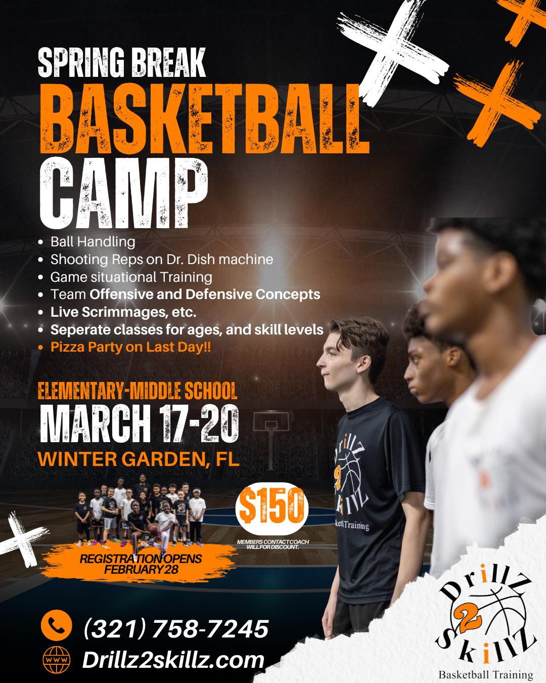Will - 🏀 **DrillZ 2 SkillZ Spring Break Basketball Camp** 🏀 📅 **Dates ...