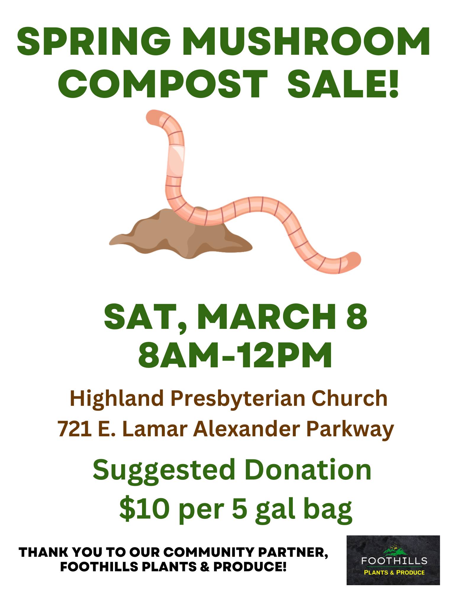 Spring Compost Sale