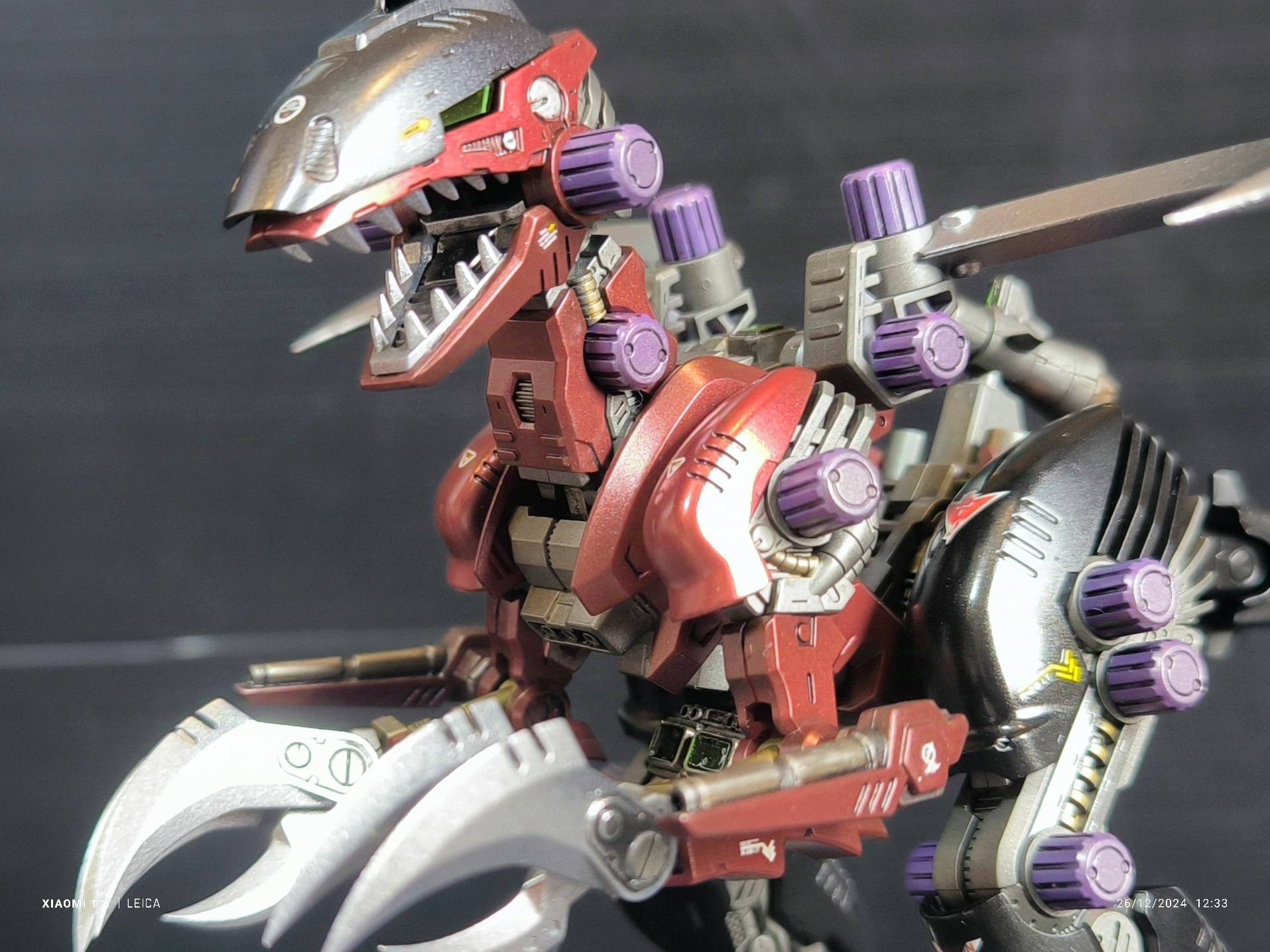 Zoids EZ-027 Rev Raptor Night Patrol Model Kit By Kotobukiya - Special Forces Color With Gold Parts