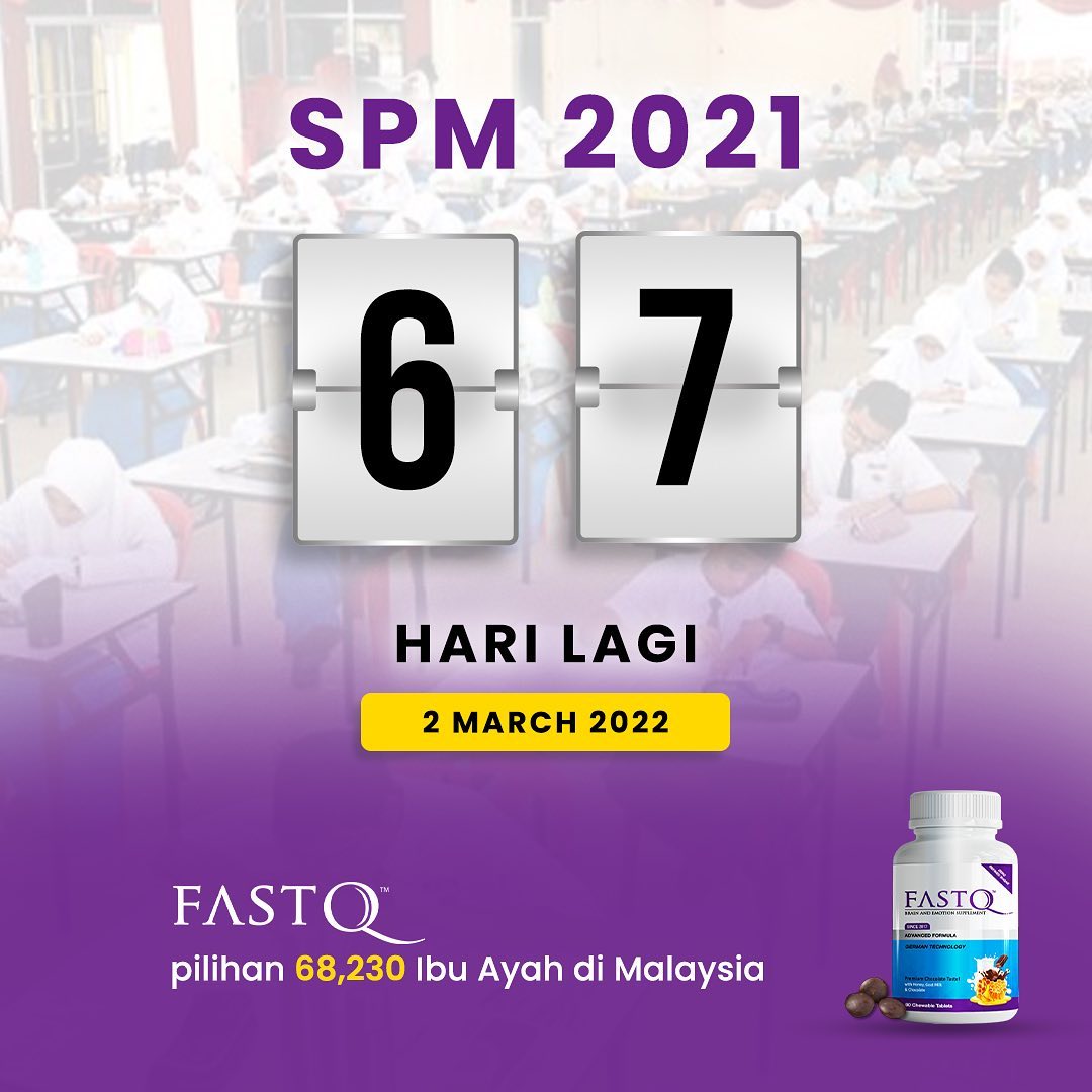 Fast Q - HQ Malaysia - Countdown SPM, 67 hari lagi! 🔥 #fastqlover ...