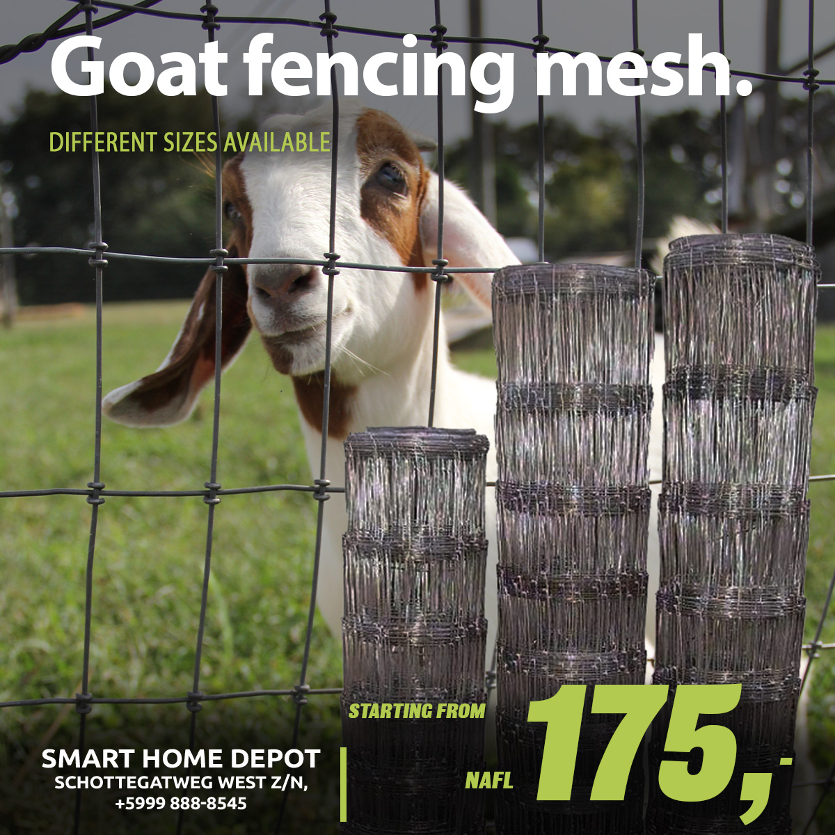 JapanNV - Our premium goat fencing mesh offers durability...