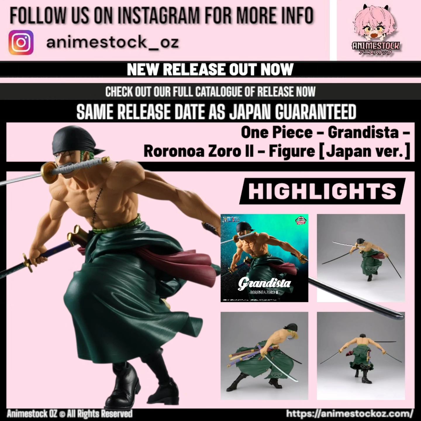 ? NEW RELEASE ALERT ? @animestock_oz One Piece – Grandista 