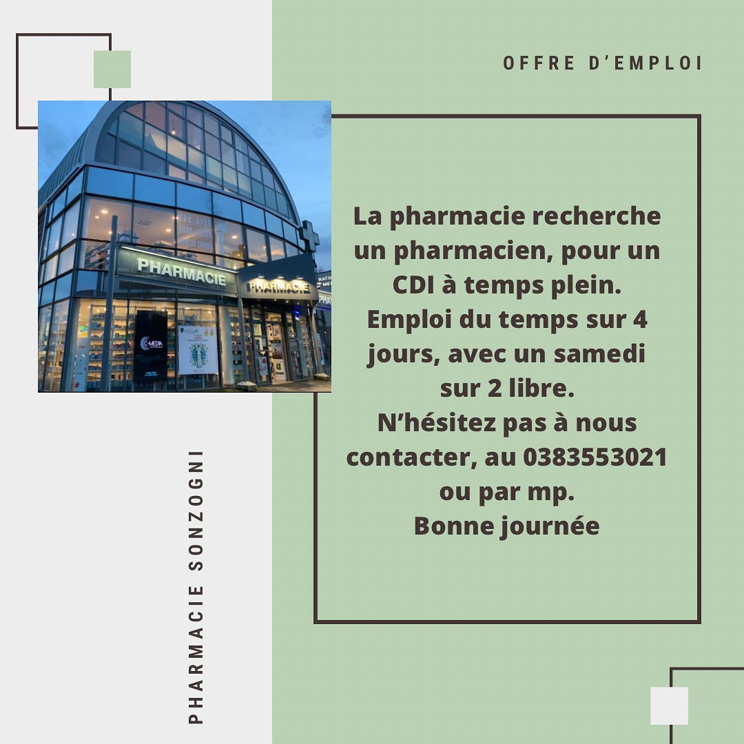 Offre D Emploi Preparateur En Pharmacie Luxembourg