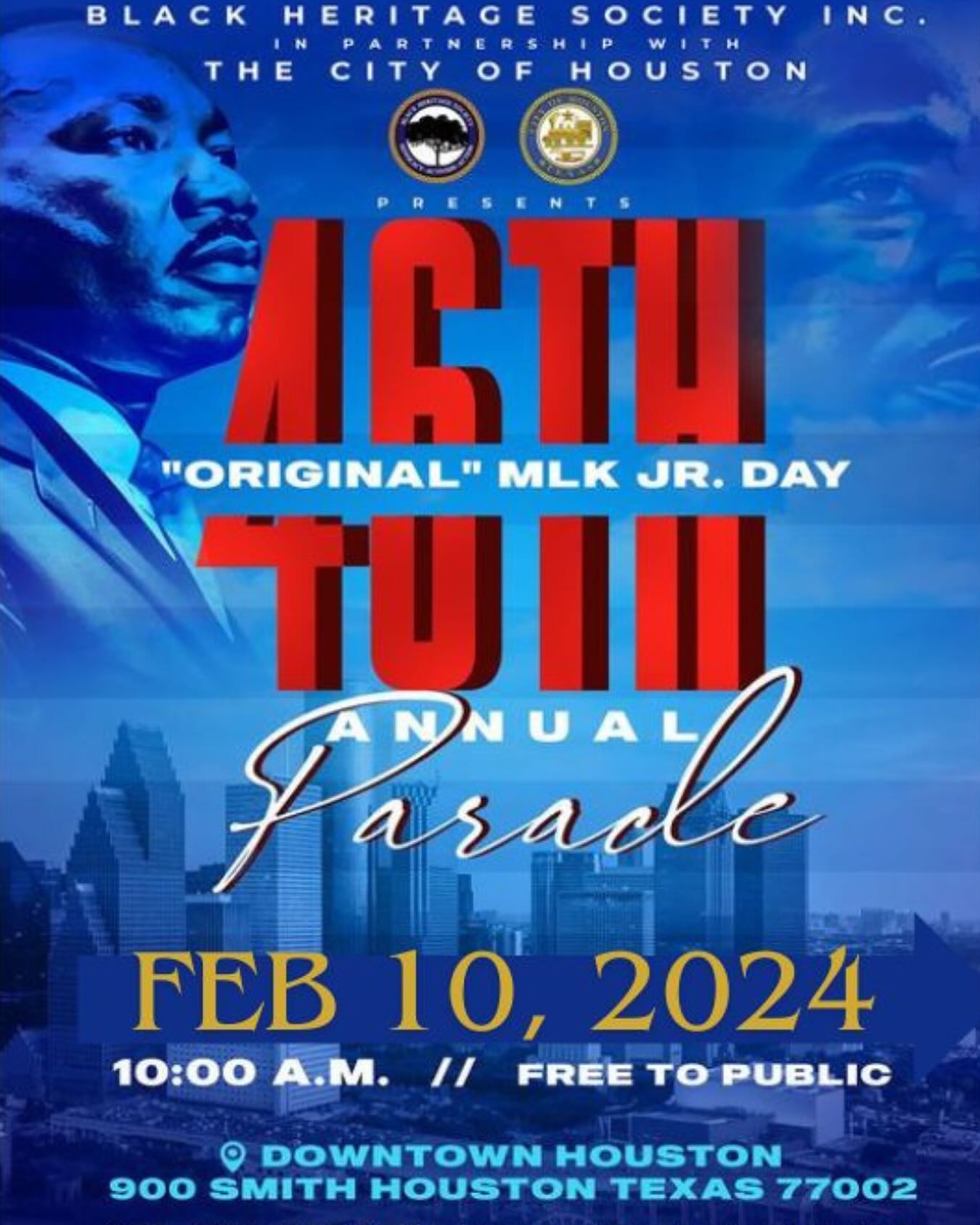KBXX - The Black Heritage Society’s 46th Annual Martin Luther King Jr ...