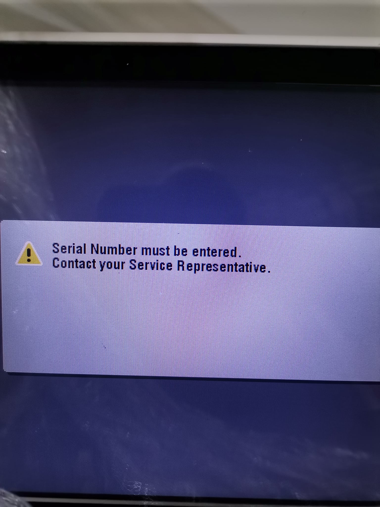 Bypass Konica c454e no longer take paper and shows an error