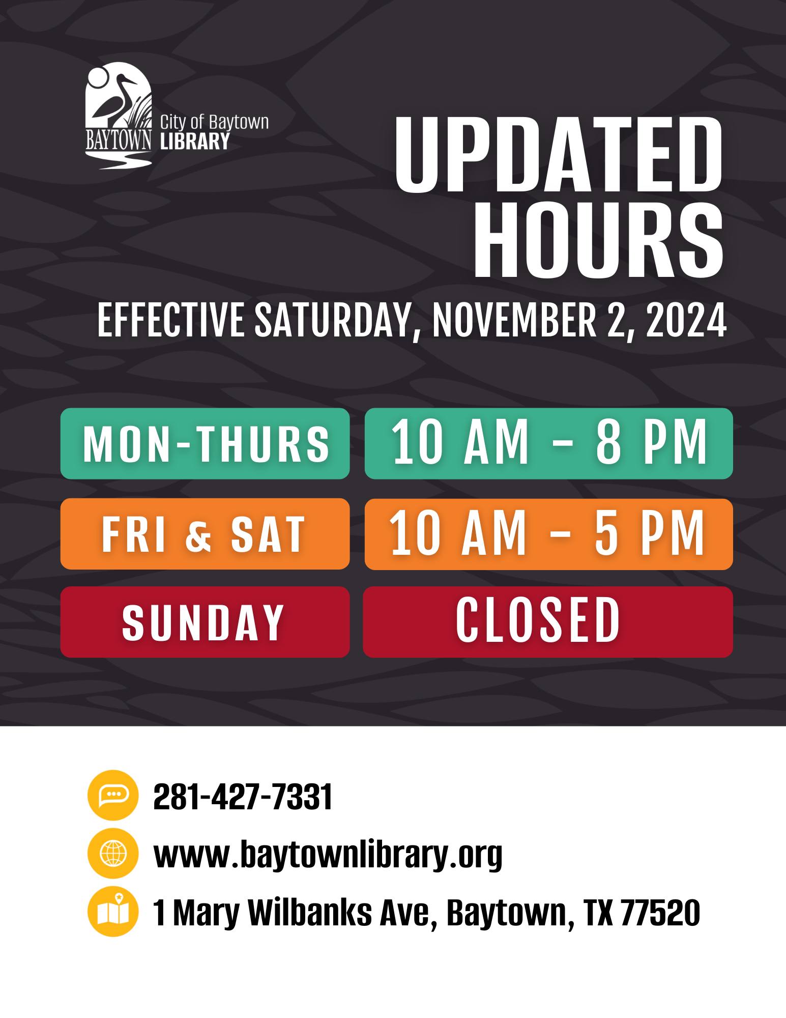 📚 NEW HOURS COMING SOON! 📚... - Sterling Municipal Library | Facebook