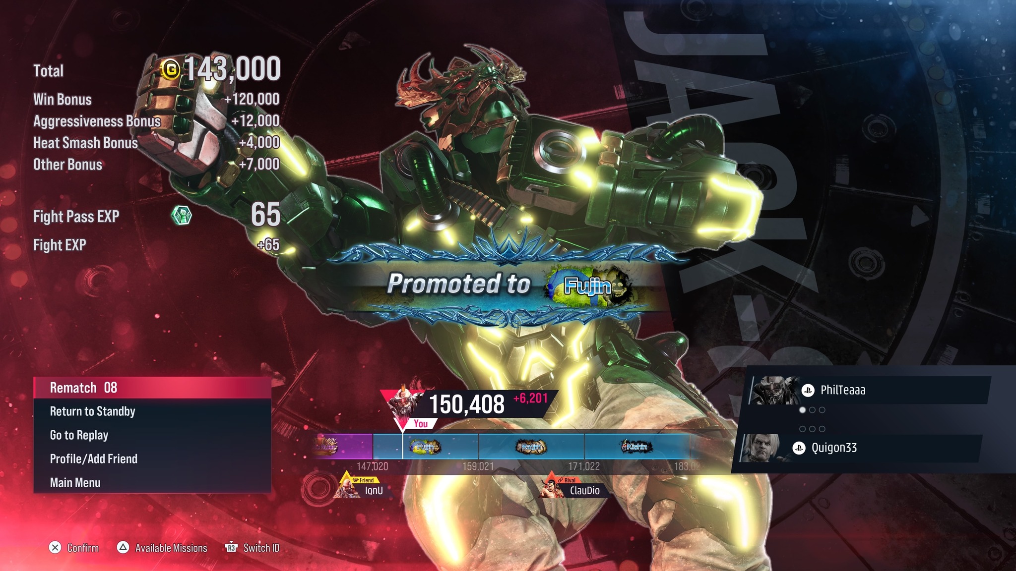 The beast Shenron going straight to Fujin 💯🔥🐉 11 winstreak