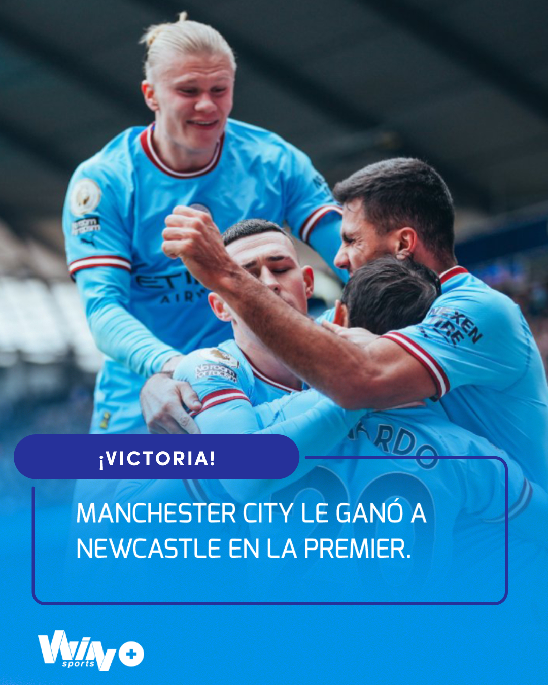 Win Sports - ¡Gran triunfo para los ‘Citizens’! ⚽🔵 Manchester City ganó ...