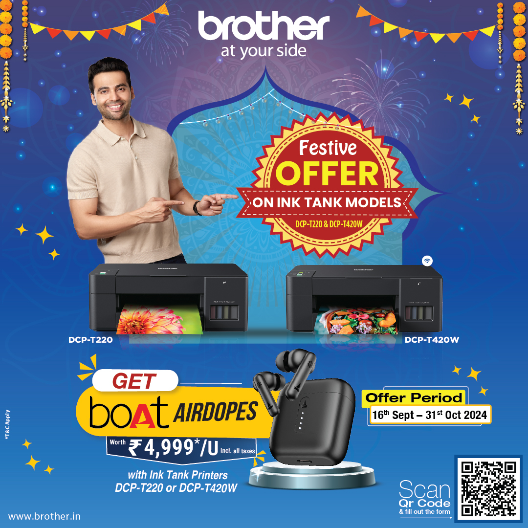 Brother - 🎉 Ink Tank Festive Offer Alert! 🎉 Buy the Brother DCP-T220 or ...