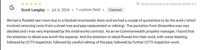 Streamline - Another fantastic review from Scott who we helped with ...