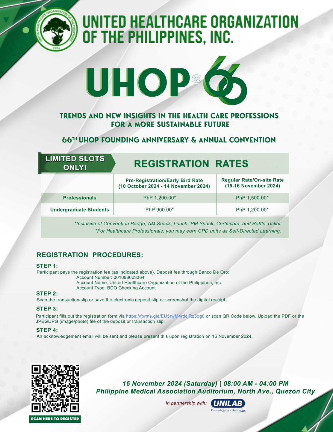 United - 📣 Registration to the UHOP convention is NOW open! ‼ ...