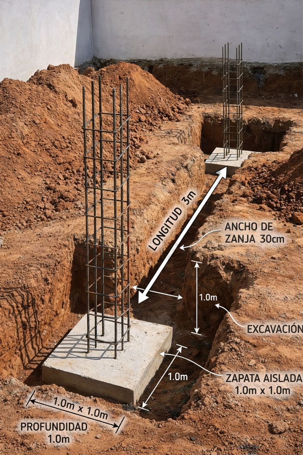 Enamorada - 🏗️ Cimientos y columnas en obra: base estructural correcta ...