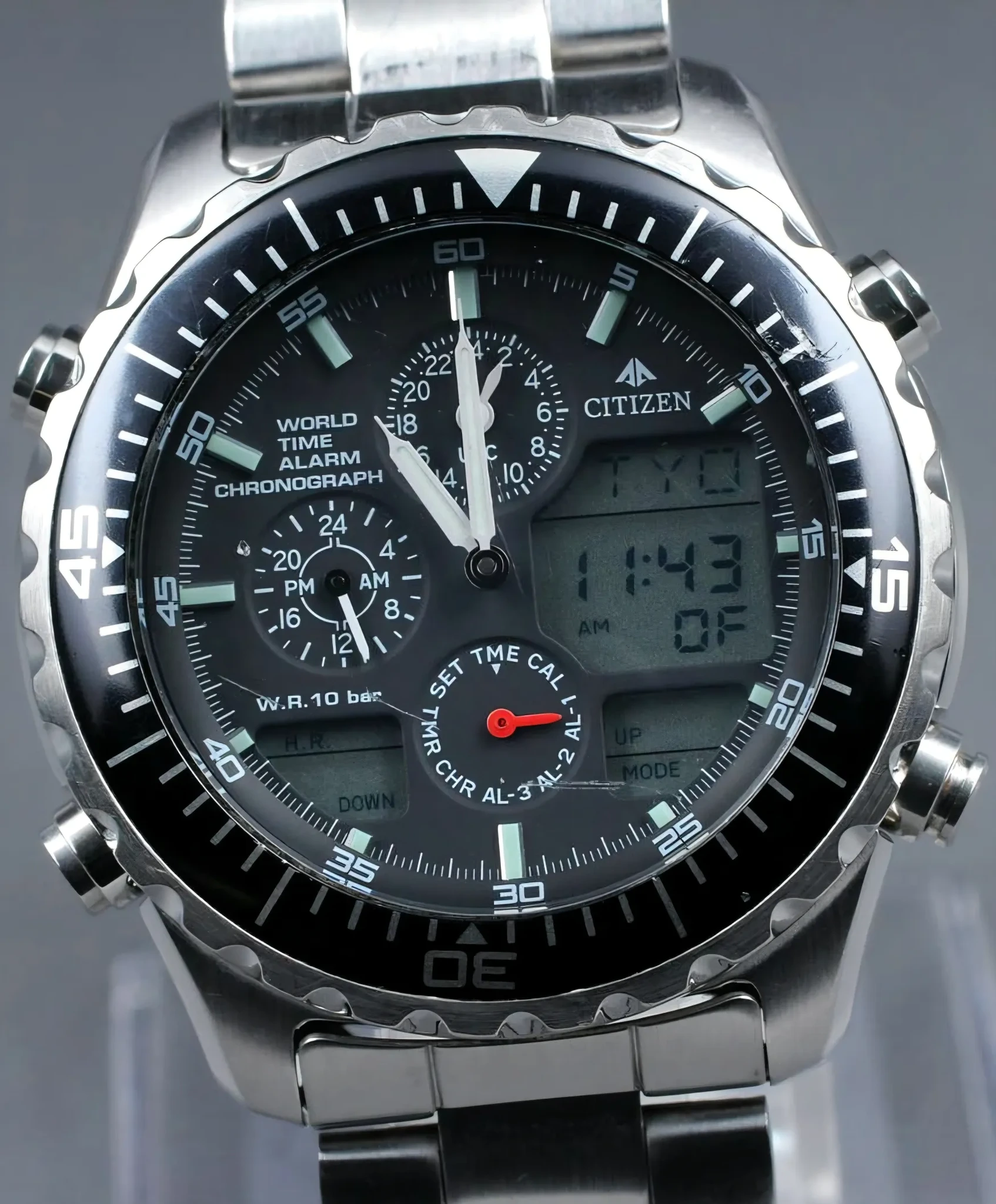 CITIZEN　PROMASTER C300　ワールドタイム チタニウム Citizen Promaster C300 