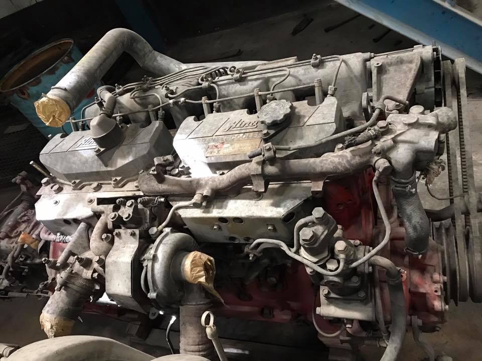 Hino K13C turbo 12วาล์ว 320แรงม้า พร้อมเกียร์ Fuso #hino #k13C #K13CT ...