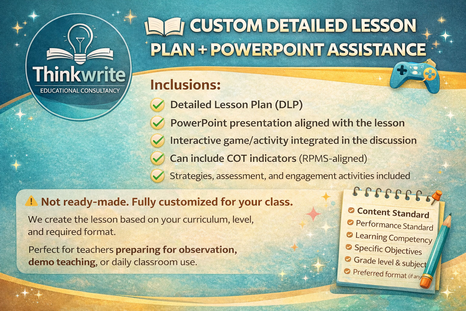 Thinkwrite Educational Consultancy | Legazpi