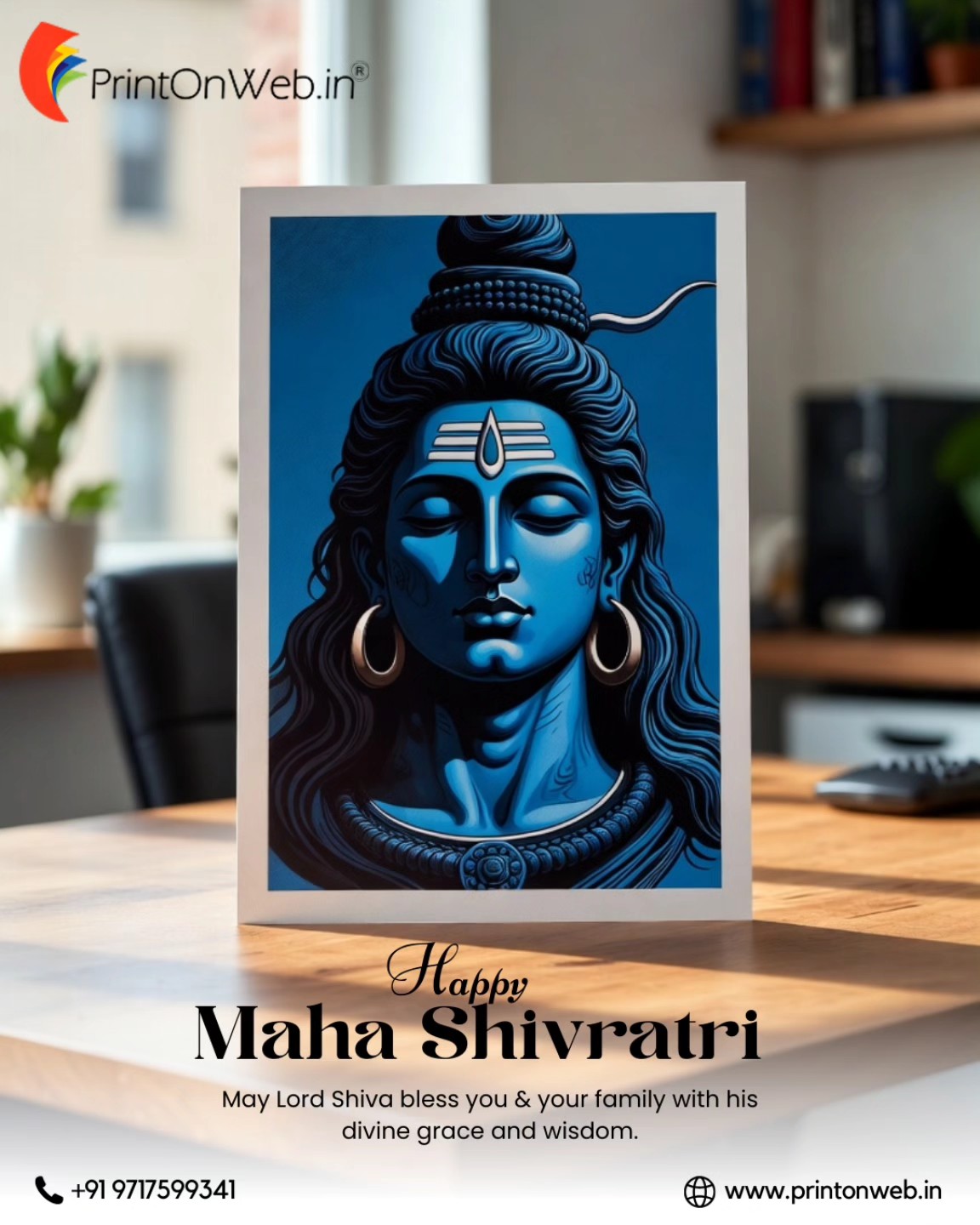 Print - 🔱 On this sacred night of Maha Shivaratri, may Lord Shiva bless ...