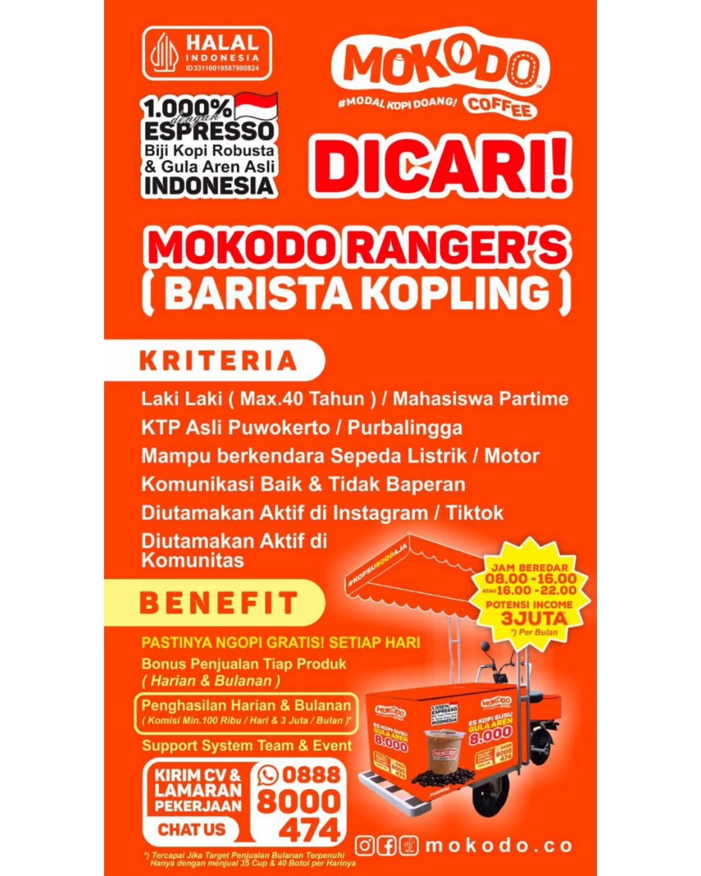 MOKODO COFFEE adalah sebuah... - Lowongan Kerja Purwokerto | Facebook