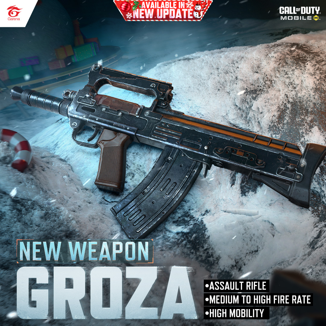 Garena - 🔫 NEW WEAPON 🔫 The powerful new assault rifle, Groza, is here ...