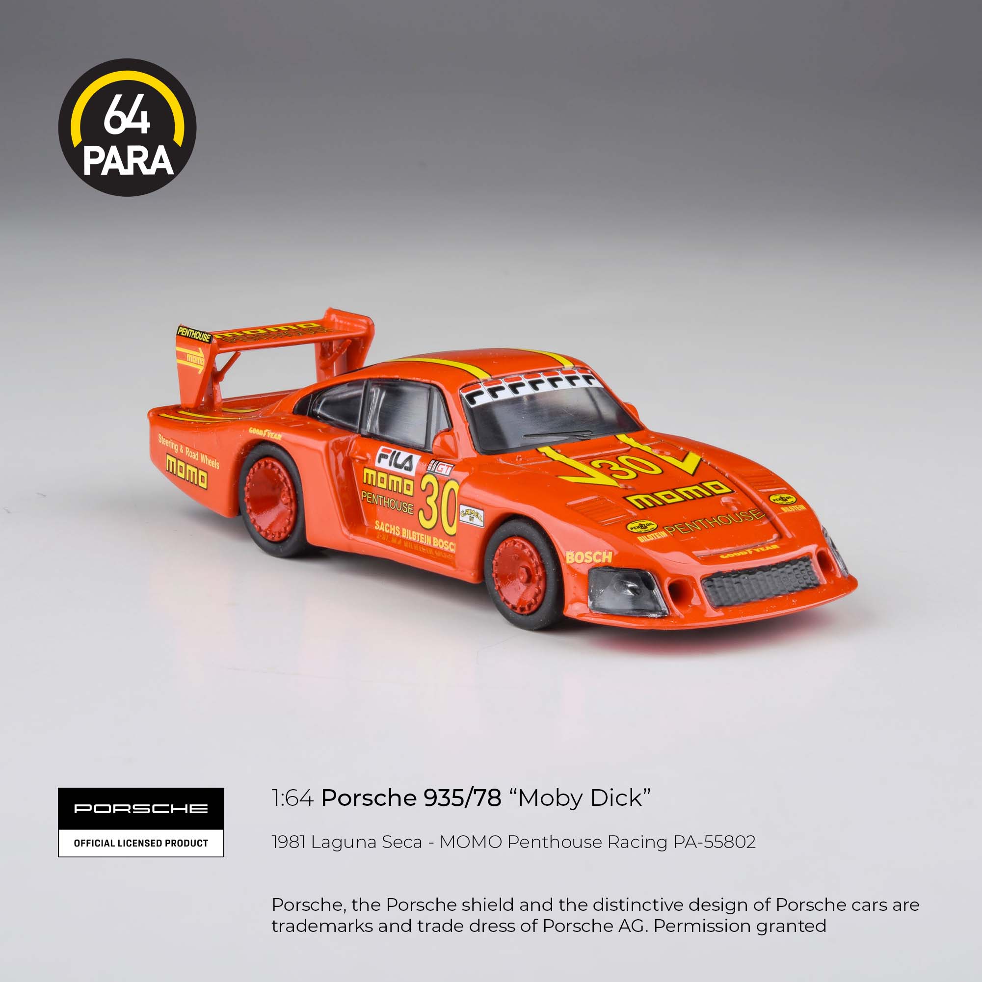 The 1978 #43 Porsche Racing 935/78, nicknamed 