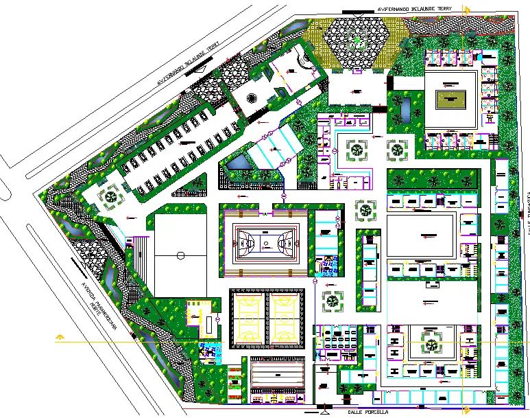 100000 - Layout plan detail dwg file, Layout plan detail with naming ...