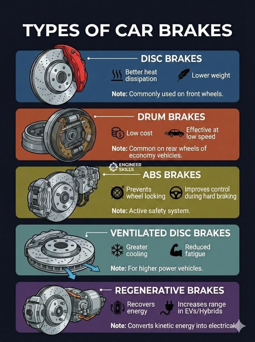 The Mechanical - 📖 What is a Drum Brake? Parts, Working, and Key ...