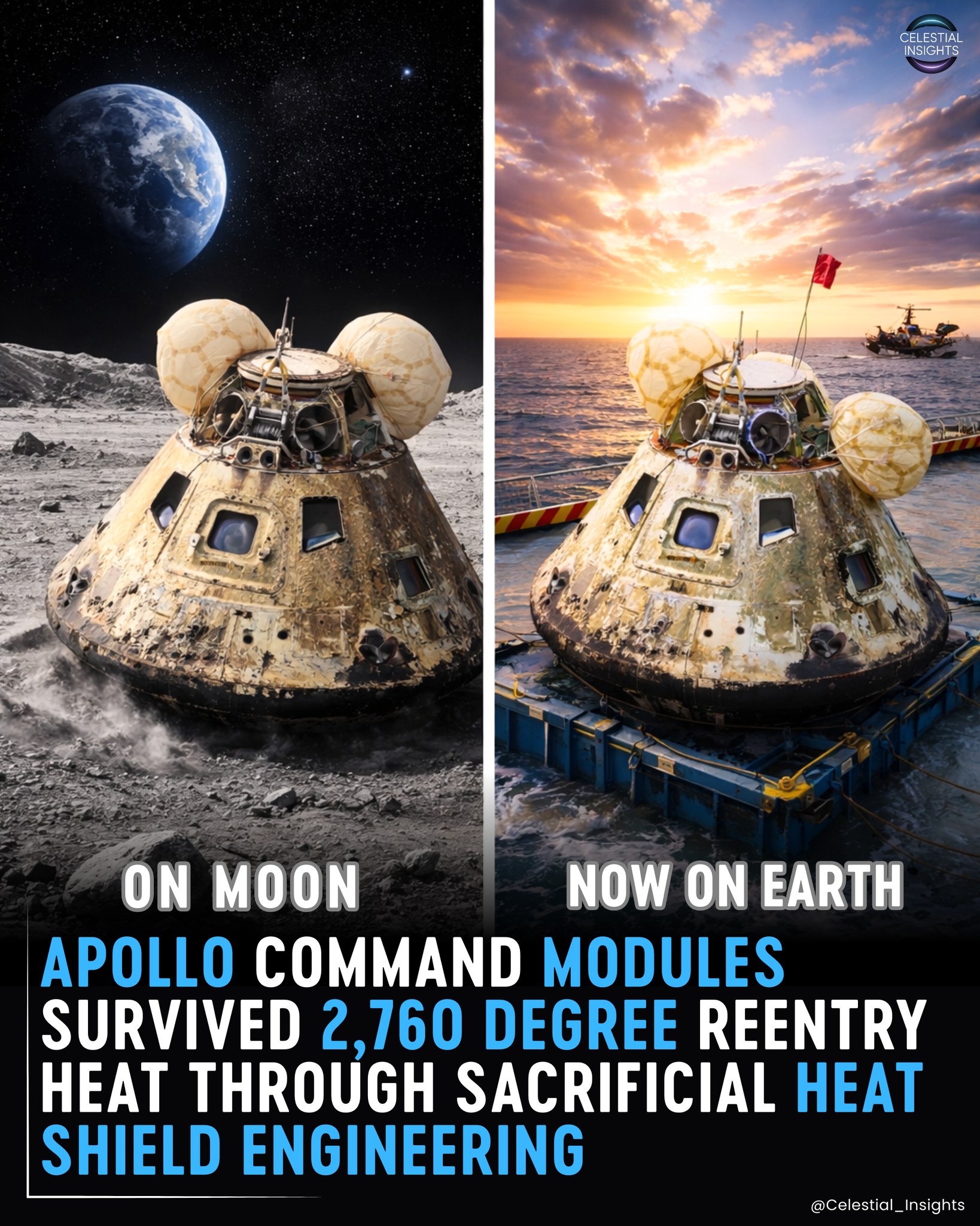 Celestial - Apollo command modules did not survive reentry by chance ...