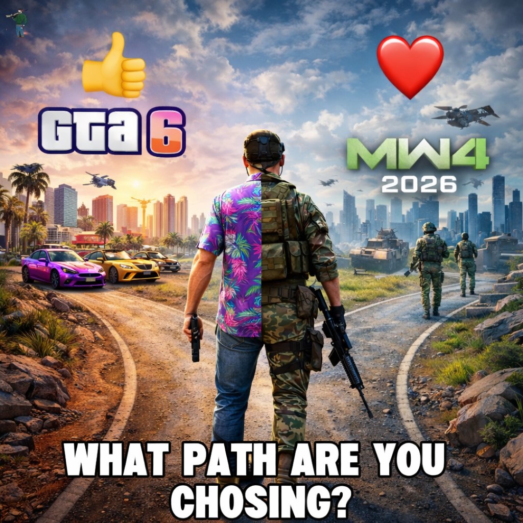 ♥ Modern Warfare 4 👍 GTA 6 What game are you playing first