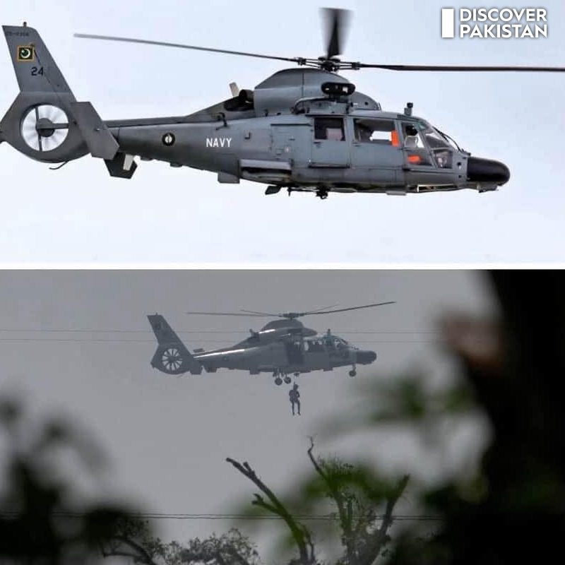 A Pakistan Navy Z-9 helicopter,... - Discover Pakistan | Facebook