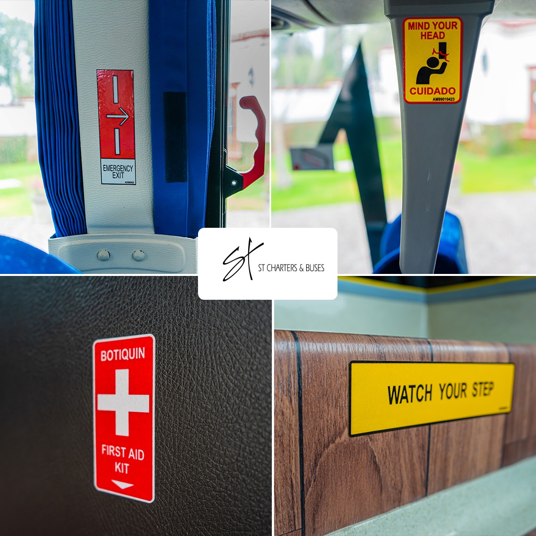 All our routes are on roads with... - ST Charters and Buses