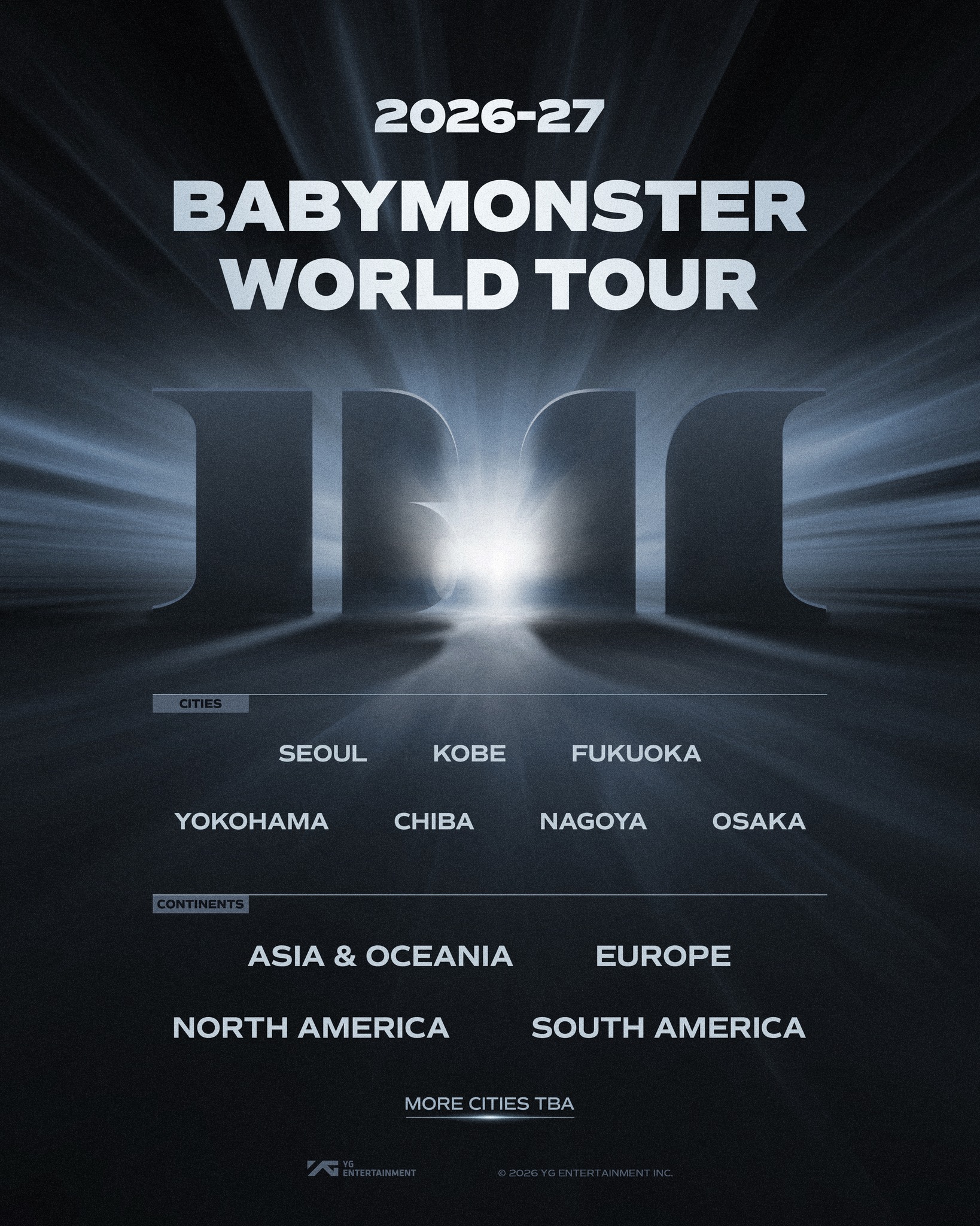 2026-27 BABYMONSTER WORLD TOUR ANNOUNCEMENT