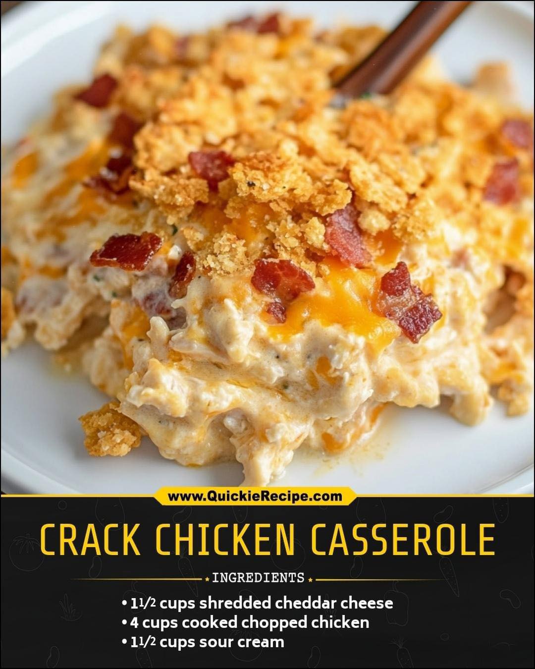 🧀🍗 This Crack Chicken Casserole is... - Nana's Recipe Picks | Facebook
