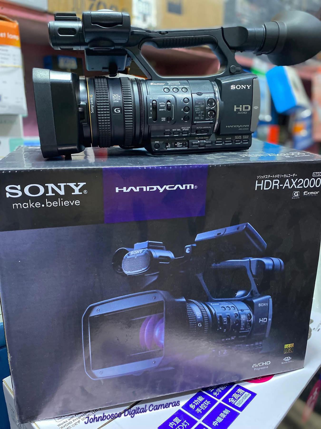 Sony HDR-AX2000 Full HD Video Camcorder Recommend for live