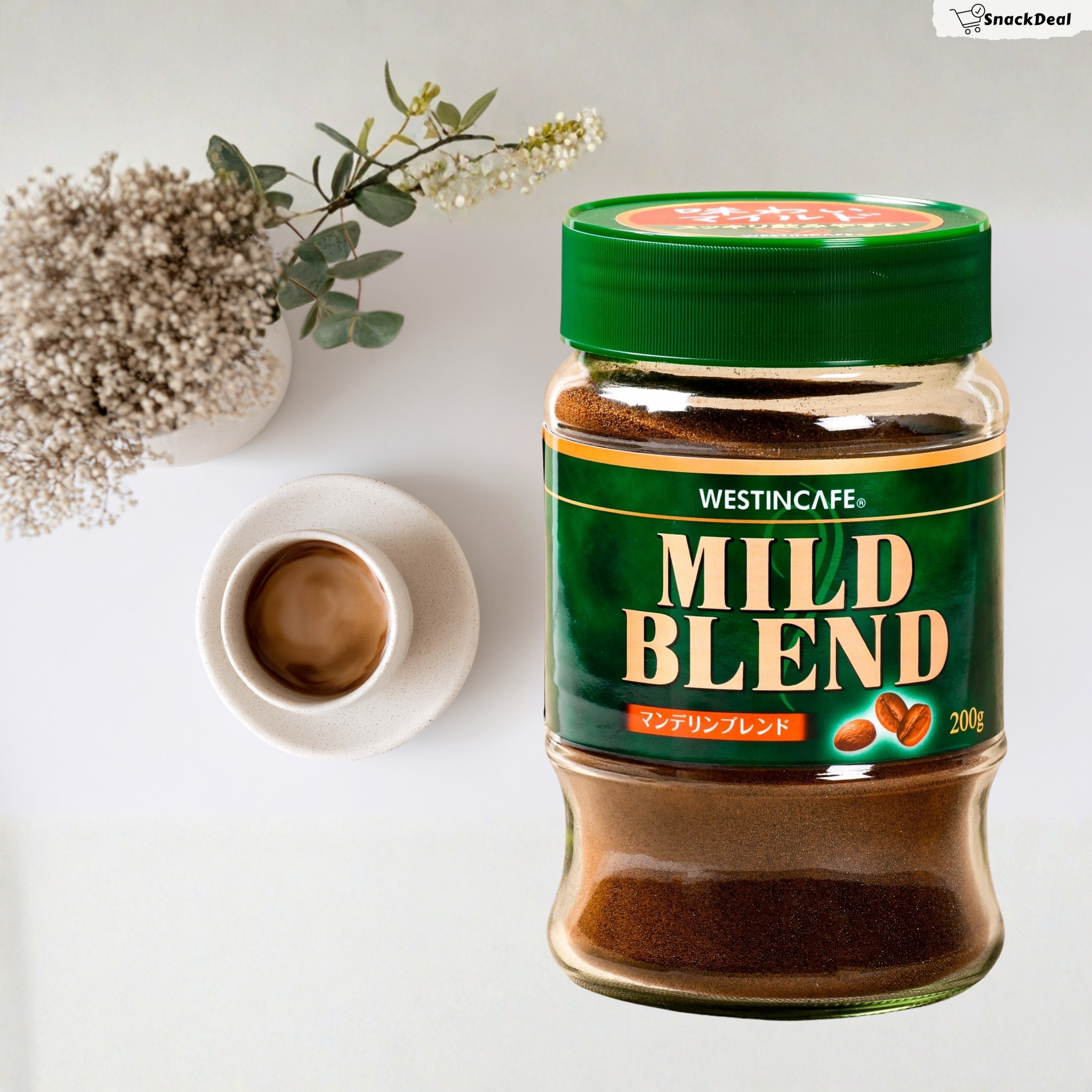 Westincafe mild blend coffee 200g jar from japan
