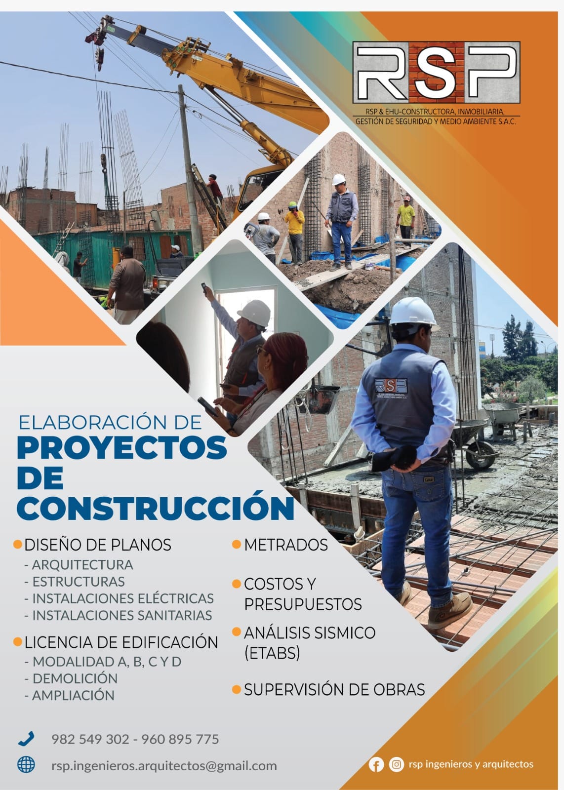 RSP Ingenieros y Arquitectos - Construcción en los Mejores Diseños | Lima