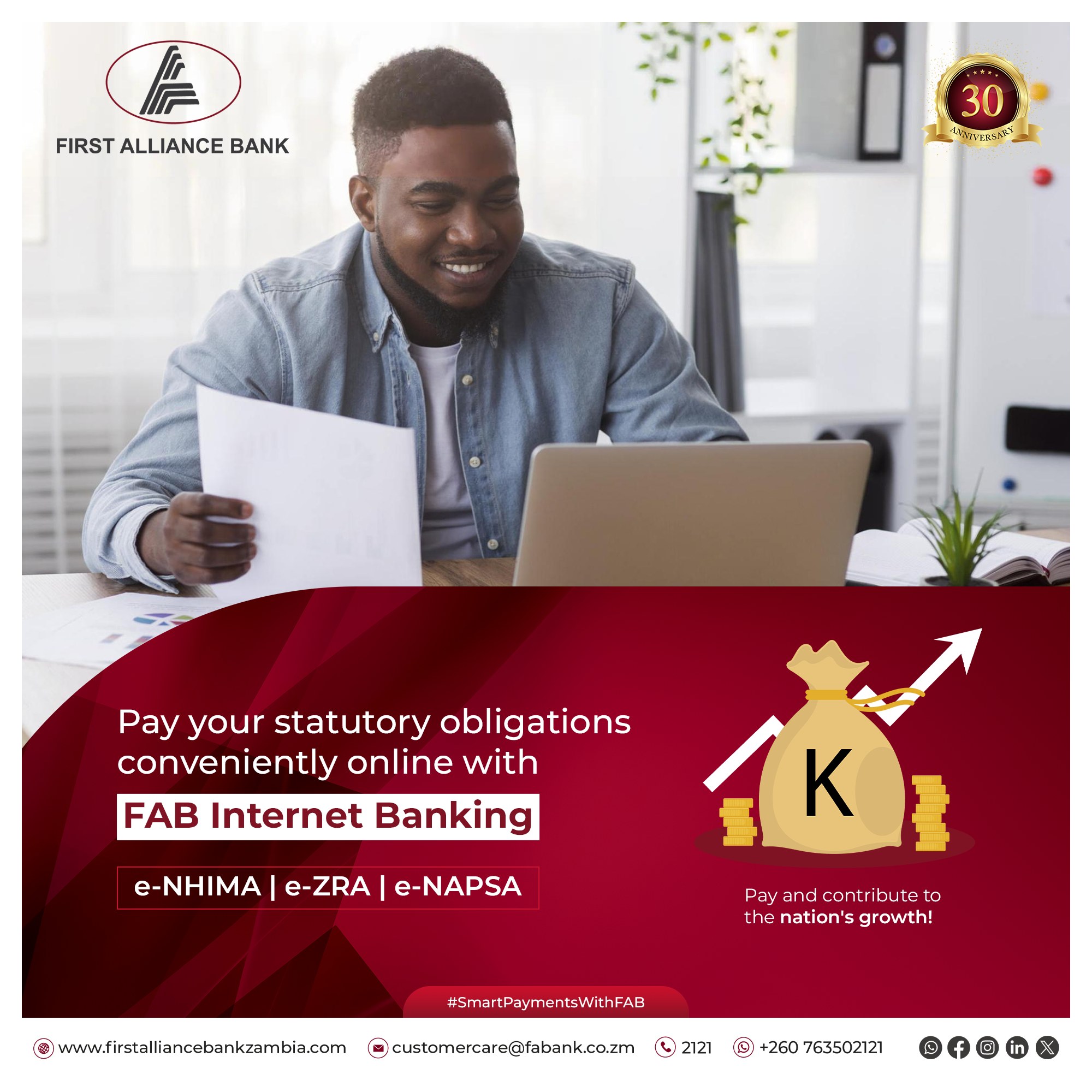 FIRST - Make e-NHIMA, e-ZRA, and e-NAPSA payments quickly and easily ...