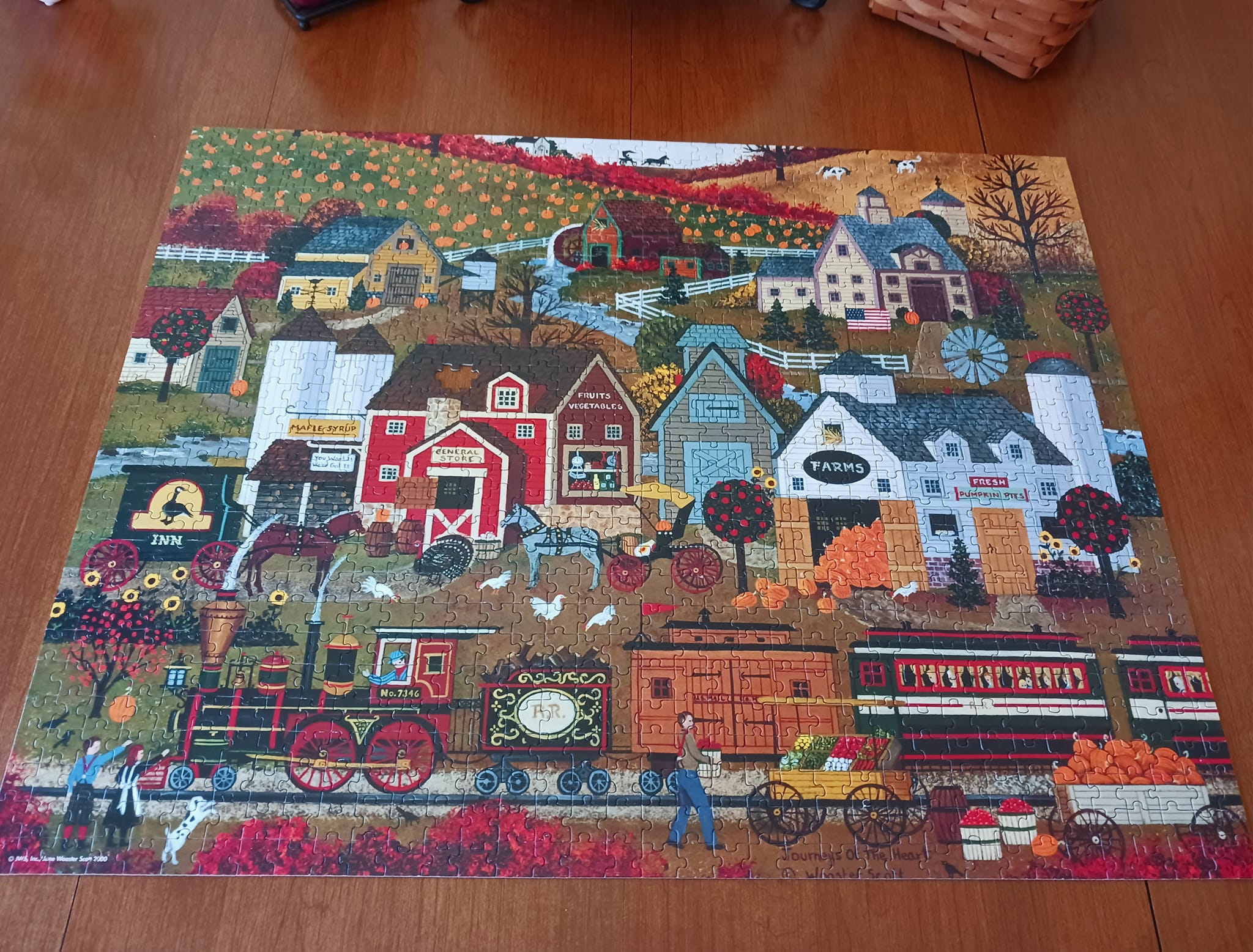 1000-piece Jane Wooster Scott jigsaw puzzle from Goodwill