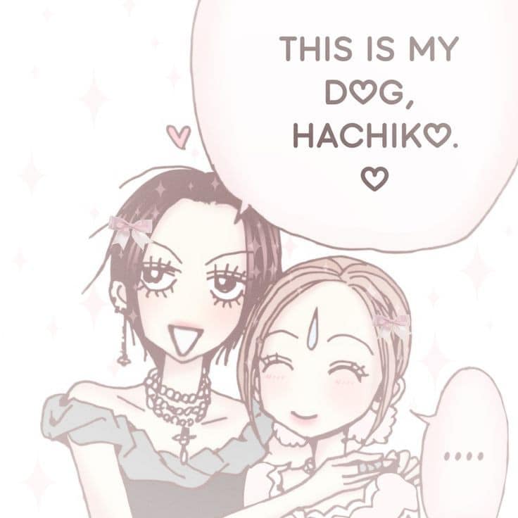 ❤︎ ̮͡ Nana and Hachiko 🍓 ,, 🎀