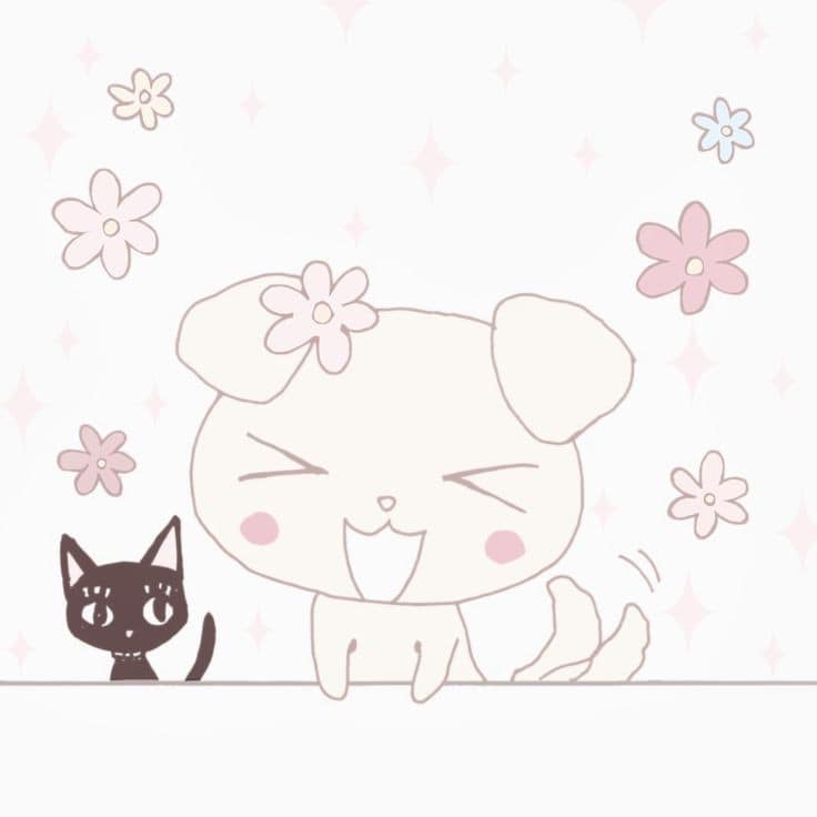❤︎ ̮͡ Nana and Hachiko 🍓 ,, 🎀
