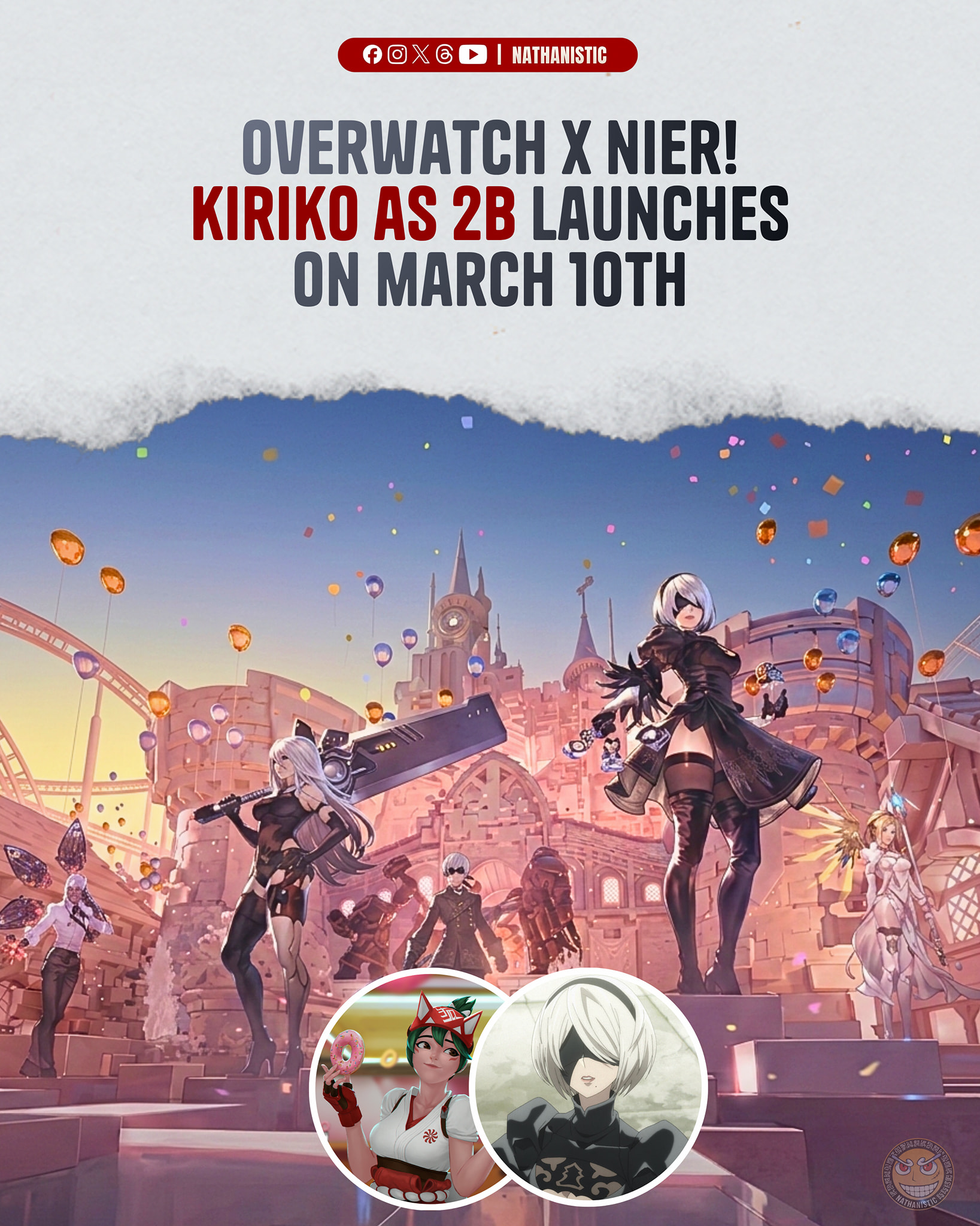 Nathanistic - Overwatch x Nier Blizzard Entertainment has officially ...