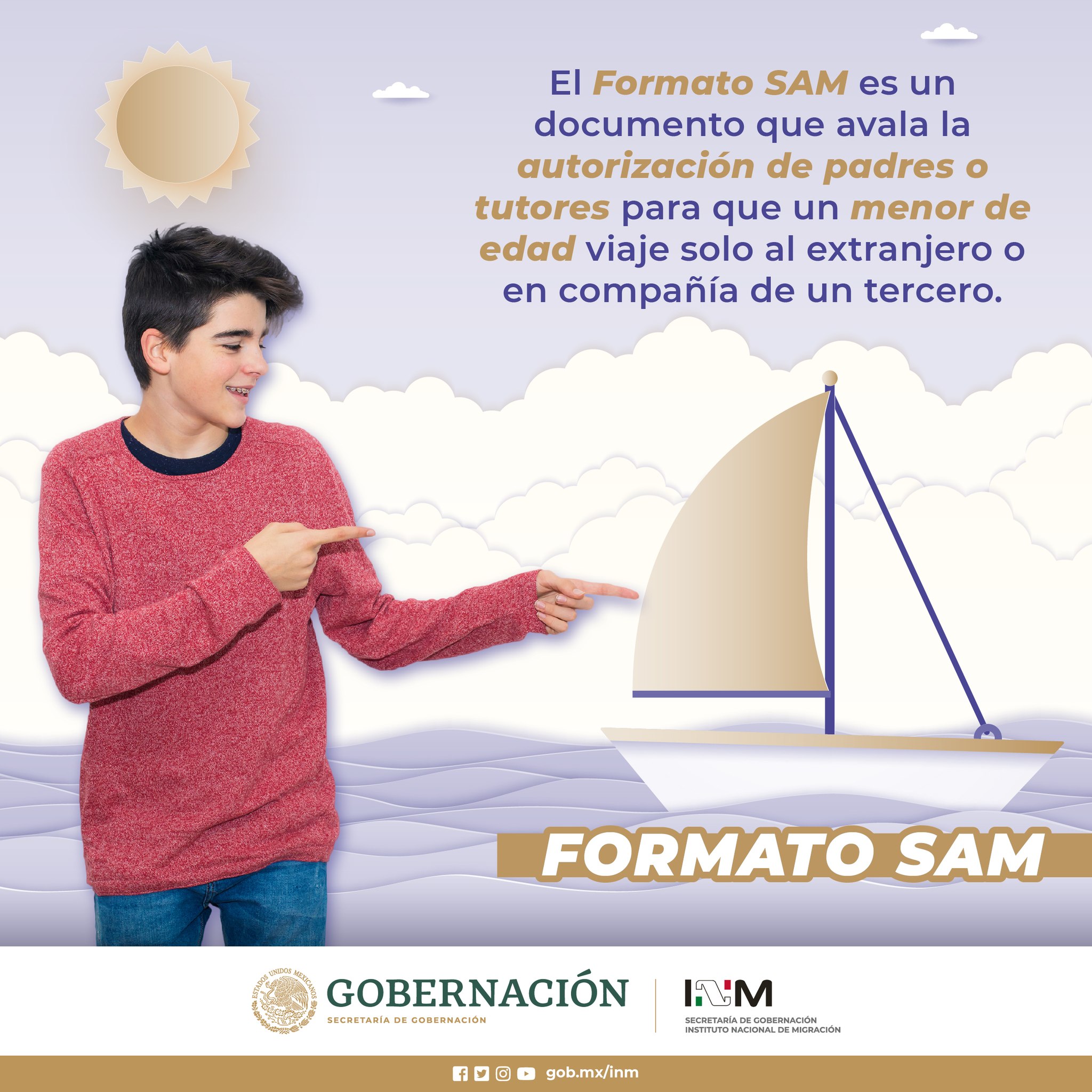 El #FormatoSAM 📄 es un... - Instituto Nacional de Migración