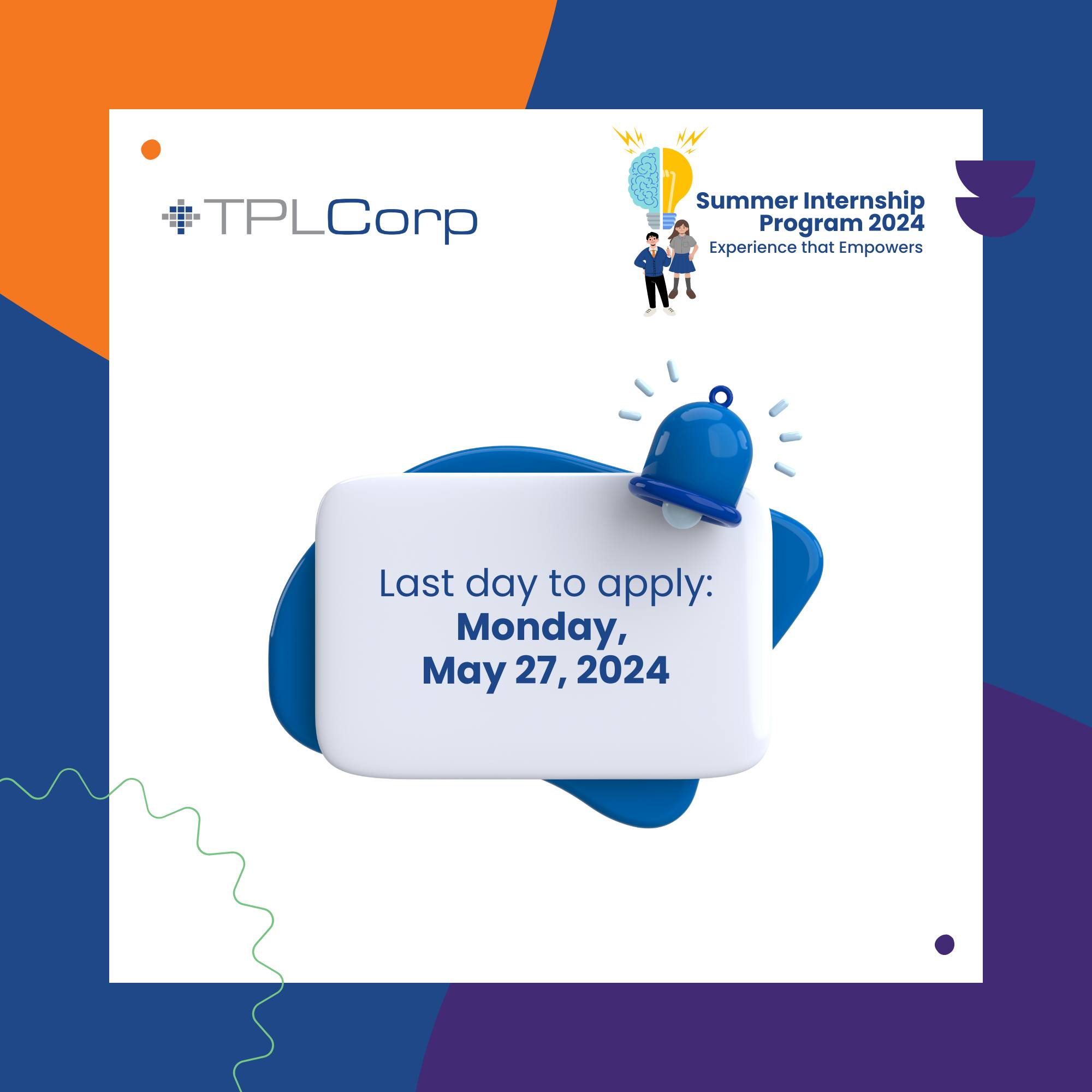 TPL Corp - Don't let this opportunity pass by! ⏳ Apply... | Facebook