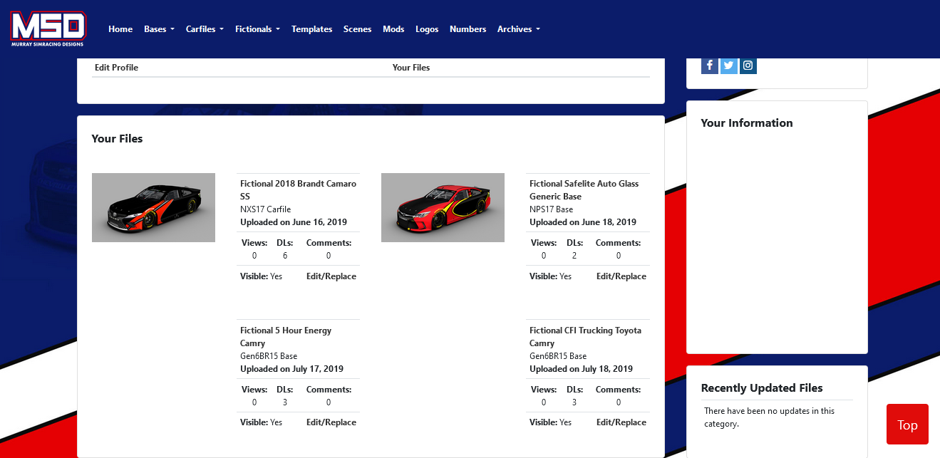 We've been talking a lot lately... - Murray Simracing Designs