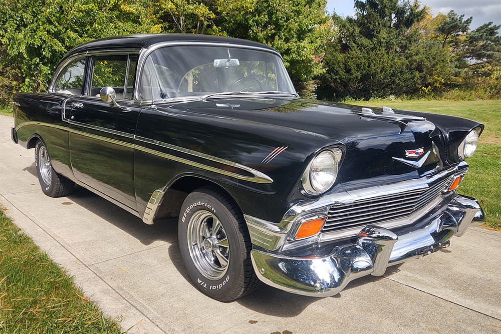 Jeff Arnett, of Ohio, sent us this photo of his restored '56 Chevy