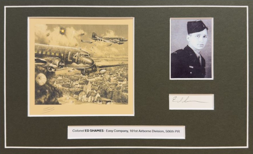 PlaneHistoria - EASY COMPANY’S ED SHAMES AUTOGRAPH – FROM ACES HIGH ...