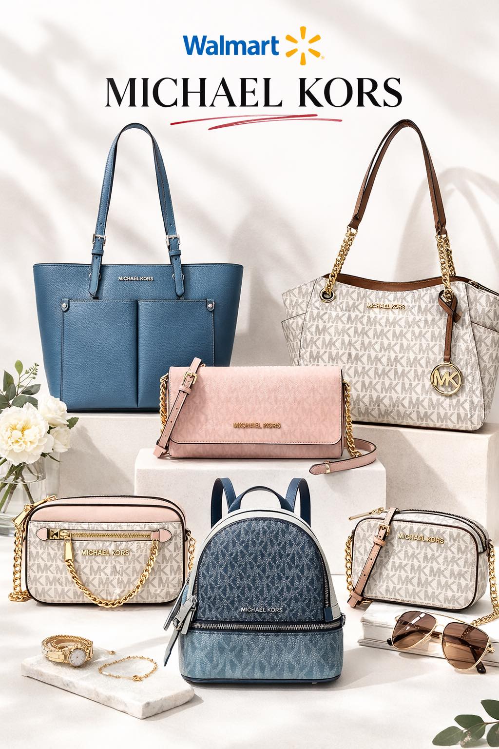 Michael Kors 3in1 leather jet set crossbody in Japan