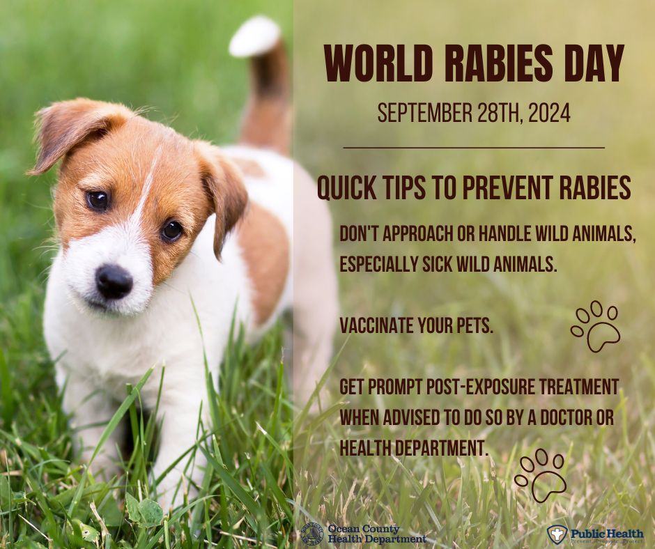 Ocean - World Rabies Day is September 28, 2024 The OCHD recognizes ...